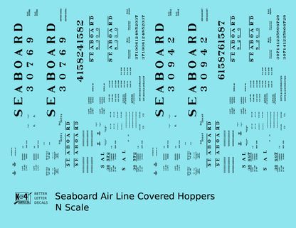 Seaboard Air Line Covered Hopper Black