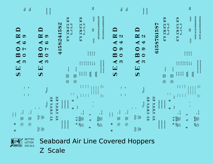Seaboard Air Line Covered Hopper Black