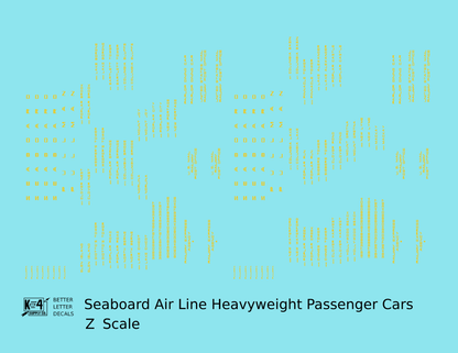 Seaboard Air Line Heavyweight Passenger Car Dulux Gold