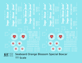 Seaboard Air Line Orange Blossom Special Boxcar White and Red