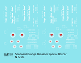 Seaboard Air Line Orange Blossom Special Boxcar White and Red