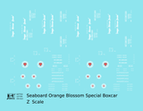 Seaboard Air Line Orange Blossom Special Boxcar White and Red