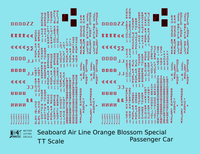 Seaboard Air Line Orange Blossom Special Passenger Car Red