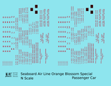 Seaboard Air Line Orange Blossom Special Passenger Car Red