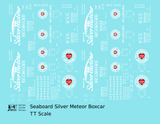 Seaboard Air Line Silver Meteor Boxcar White and Red