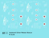 Seaboard Air Line Silver Meteor Boxcar White and Red