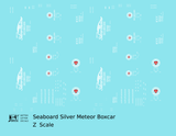 Seaboard Air Line Silver Meteor Boxcar White and Red