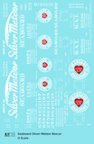 Seaboard Air Line Silver Meteor Boxcar White and Red