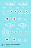 Seaboard Air Line Silver Meteor Boxcar White and Red