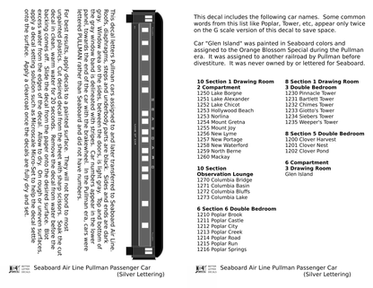 Seaboard Air Line Ex-Pullman Sleeper Passenger Car Silver