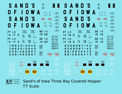 Sands Of Iowa PS2-CD Covered Hopper Black