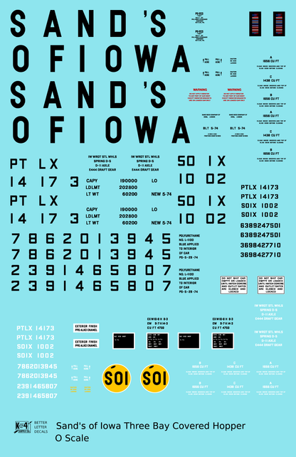 Sands Of Iowa PS2-CD Covered Hopper Black