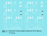FC Sonora - Baja California 40 Ft Boxcar White