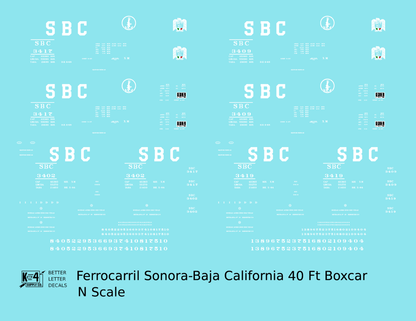 FC Sonora - Baja California 40 Ft Boxcar White