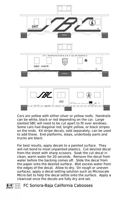 FC Sonora – Baja California Caboose Blue and Black