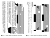 FC Sonora Baja California Diesel Locomotive White and Black  - Decal