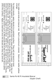 Santa Fe Reefer Despatch 40 Ft Insulated Boxcar White and Orange Super Chief - Decal