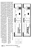 Santa Fe Reefer Despatch 40 Ft Ice Reefer Black Chief - Decal