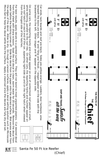 Santa Fe Reefer Despatch 50 Ft Ice Reefer Black Chief - Decal