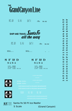 Santa Fe Reefer Despatch 50 Ft Ice Reefer Black Grand Canyon - Decal - Choose Scale