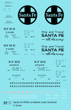 Santa Fe SFRD Steel Ice Reefer Black Late Scheme