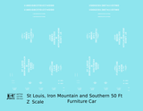 St Louis, Iron Mountain & Southern 50 Ft Furniture Boxcar StLIM&S