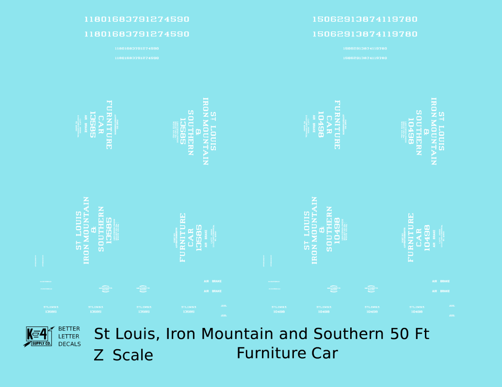 St Louis, Iron Mountain & Southern 50 Ft Furniture Boxcar StLIM&S