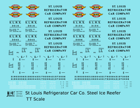St. Louis Refrigerator Car Co. 40 Ft Steel Ice Reefer Black