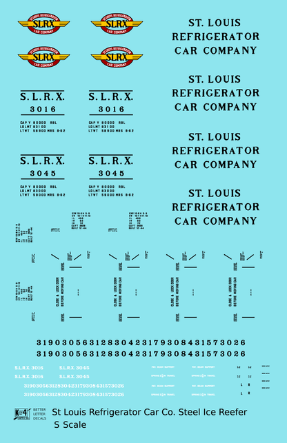 St. Louis Refrigerator Car Co. 40 Ft Steel Ice Reefer Black