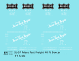 SLSF Frisco 40 Ft Boxcar White Fast Freight