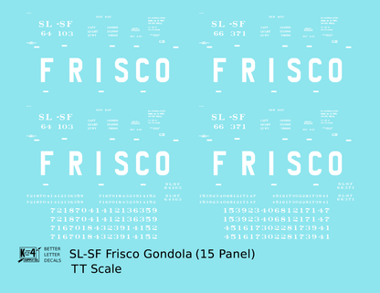 SLSF Frisco Gondola White