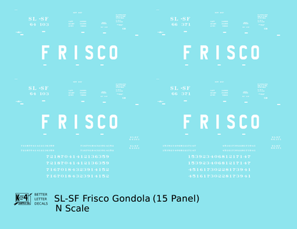 SLSF Frisco Gondola White