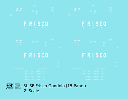 SLSF Frisco Gondola White