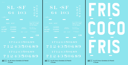 SLSF Frisco Gondola White