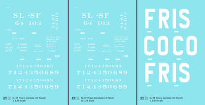 SLSF Frisco Gondola White