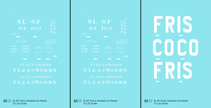 SLSF Frisco Gondola White