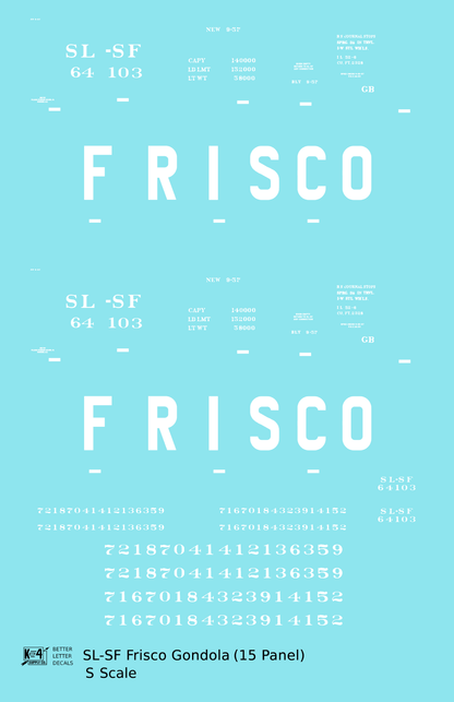 SLSF Frisco Gondola White