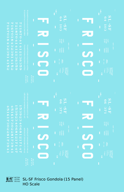 SLSF Frisco Gondola White