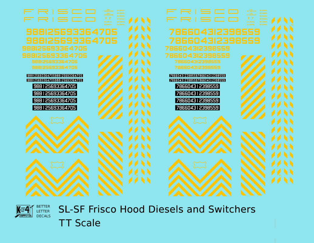 SLSF Frisco Hood Diesel Yellow