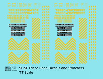 SLSF Frisco Hood Diesel Yellow