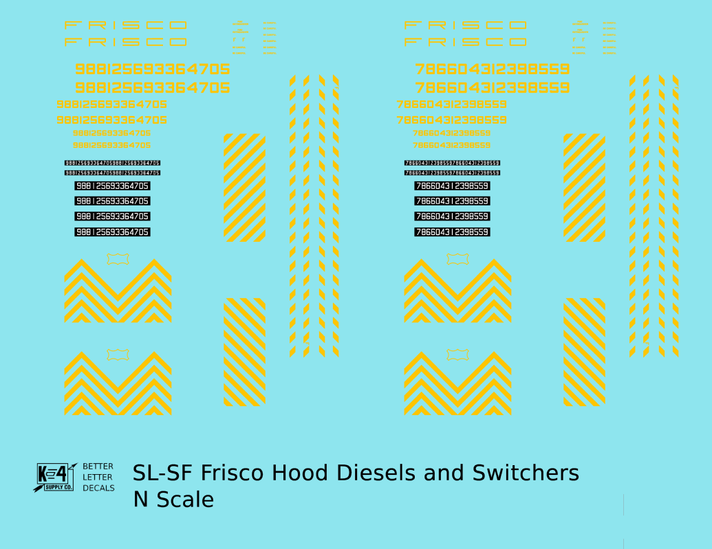 SLSF Frisco Hood Diesel Yellow