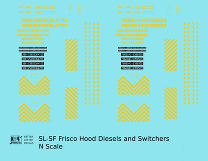 SLSF Frisco Hood Diesel Yellow