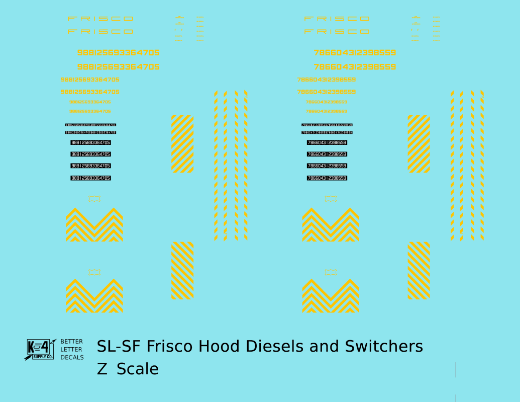 SLSF Frisco Hood Diesel Yellow