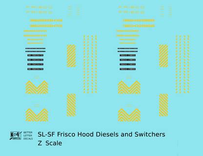 SLSF Frisco Hood Diesel Yellow