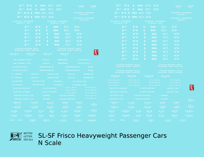 SLSF Frisco “Meteor” Passenger Car White