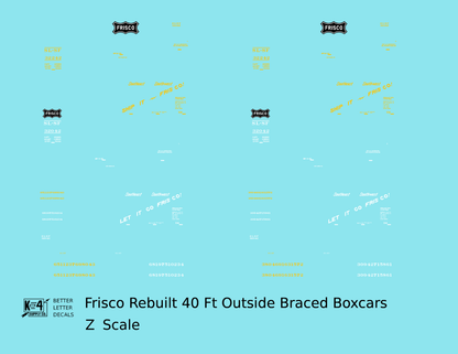 SLSF Frisco 40 Ft OB Boxcar Ship It/Let It Go Frisco