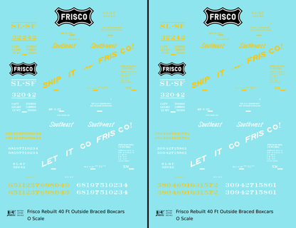 SLSF Frisco 40 Ft OB Boxcar Ship It/Let It Go Frisco