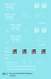 Soo Line 40 and 50 Ft Boxcars White