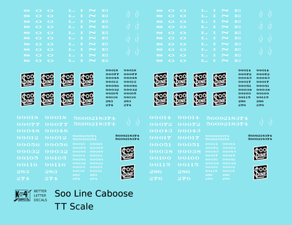 Soo Line Caboose White