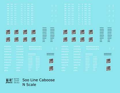Soo Line Caboose White